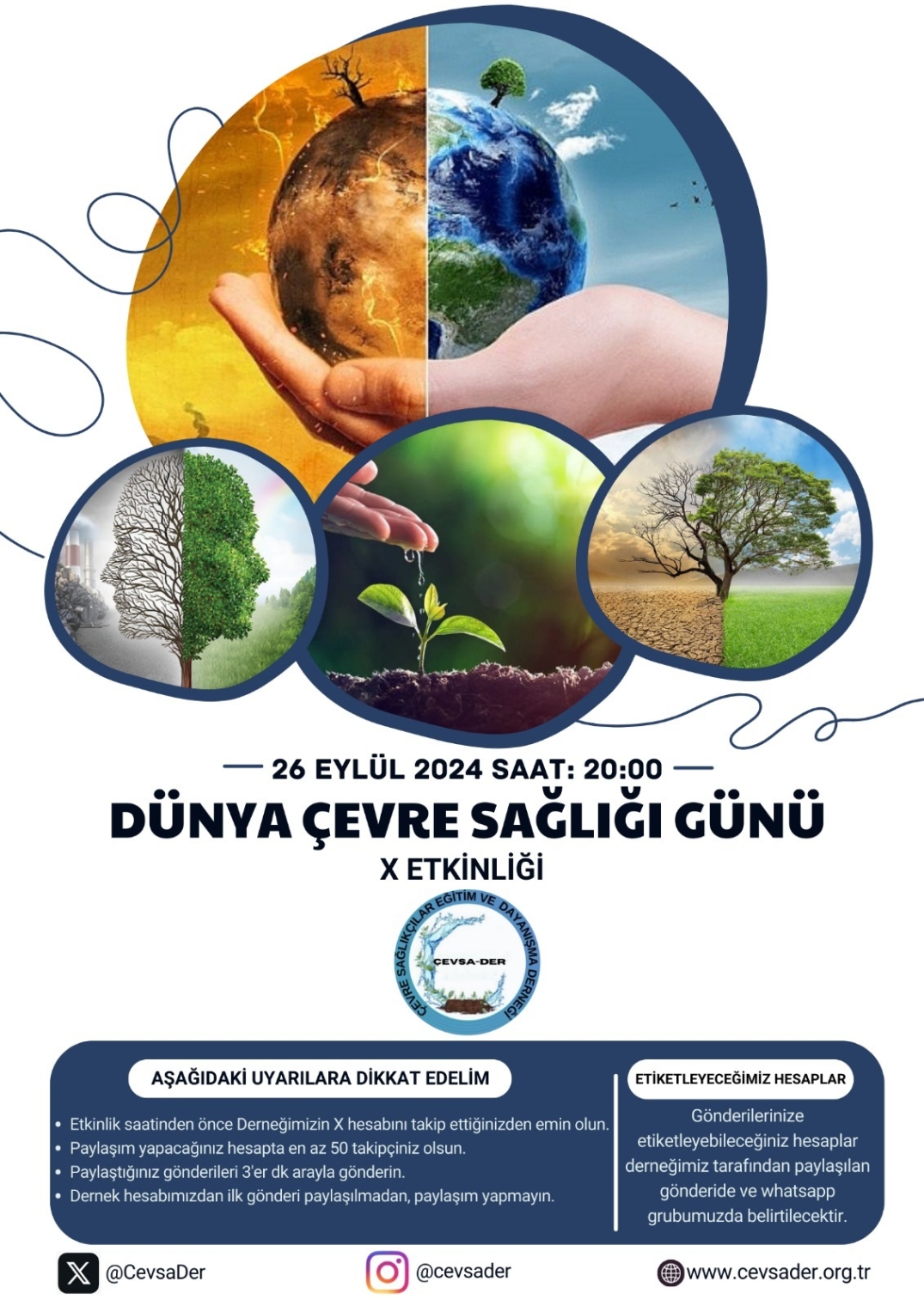 Dünya Çevre Sağlığı Günü X etkinliği 26 Eylül 2024 20.00