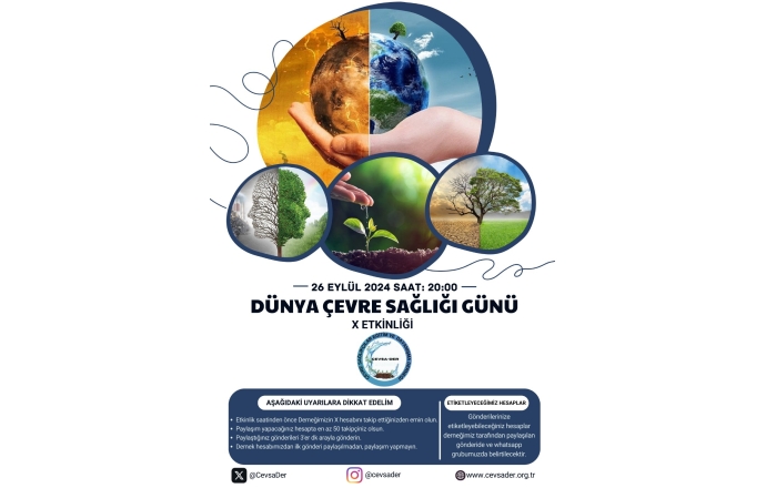 Dünya Çevre Sağlığı Günü X etkinliği 26 Eylül 2024 20.00