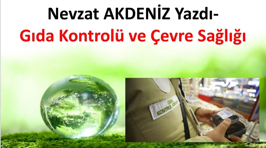 Nevzat AKDENİZ Yazdı- Gıda Kontrolü ve Çevre Sağlığı 